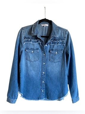 Women’s FRAME Denim Button Front Shirt Top Size M